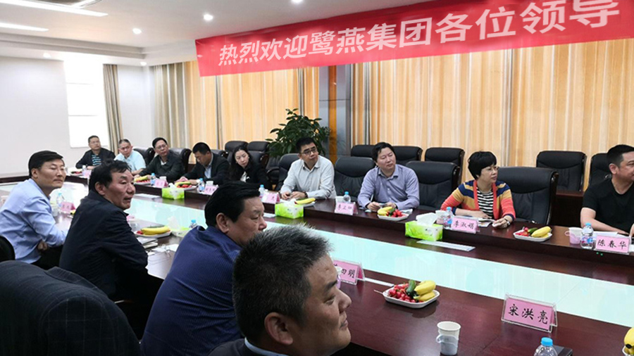 鷺燕集團副總裁李衛陽一行蒞臨公司參觀交流